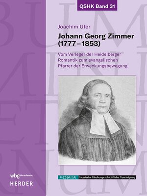 cover image of Johann Georg Zimmer (1777–1853)